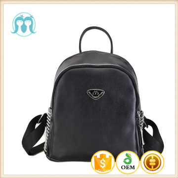 2017 China proveedor ziper pu bolso de la escuela del estudiante bolsas de niños backbags 24 * 11 * 25 cm